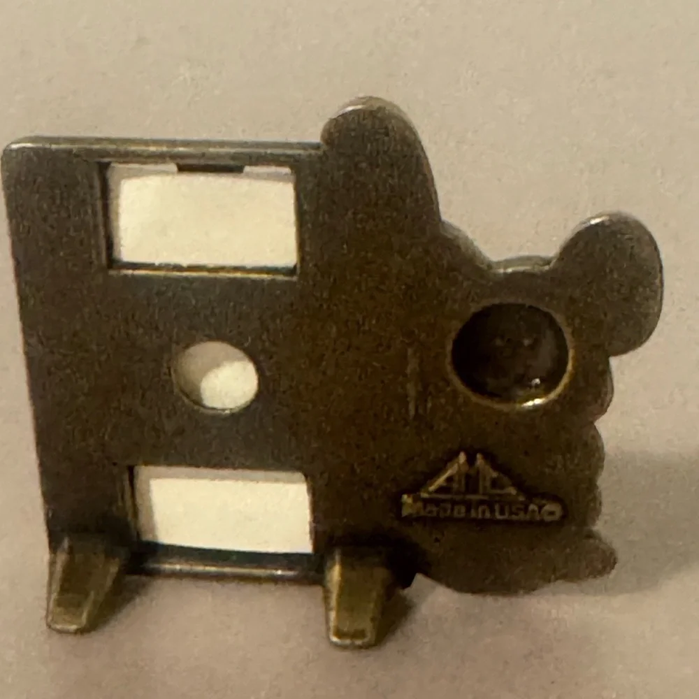 Vntg. Miniature Molded Brass Frame 2.0